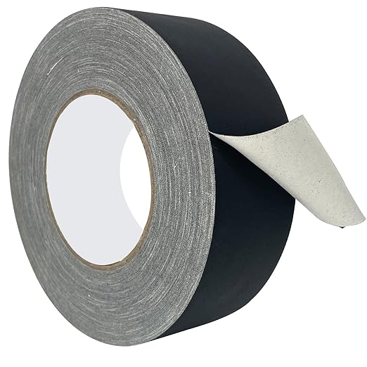 WELSTIK Premium Grade Gaffer Tape Black, Made of Pure Cotton, 2Inches x 45 Yards