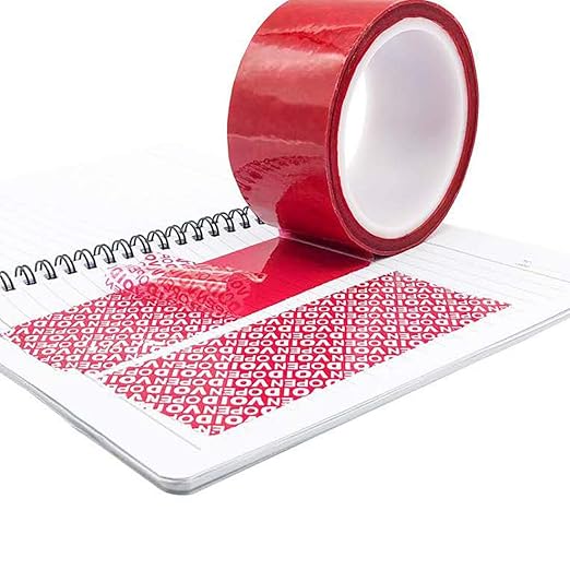 WELSTIK Tamper Tape Red Tamper Evident Security Seals Tape