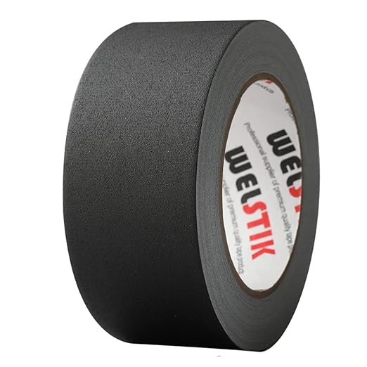 WELSTIK Black Gaffer Tape 2 Inches x 33 Yards