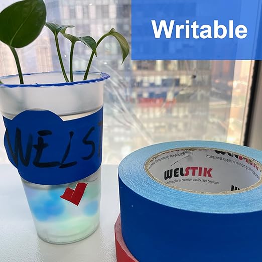 WELSTIK 1 Pack Gaffer Tape Blue 1" X 60 Yards-60 Yards Length .
