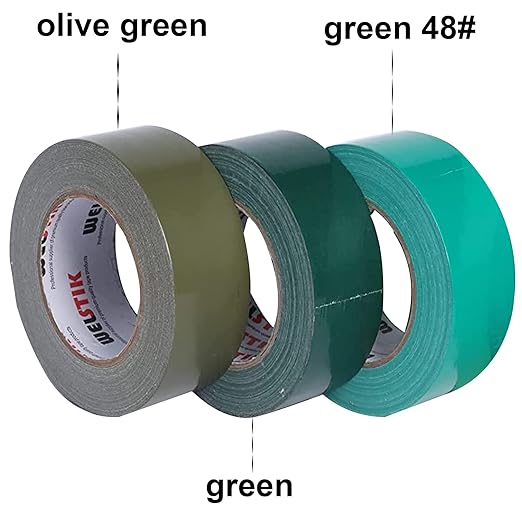 WELSTIK Professional Duct Tape 3 Pack,1.88" x 30 yd,Olive Green