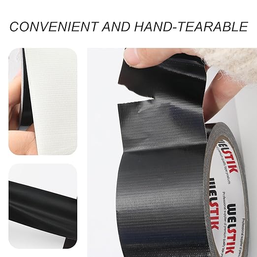 WELSTIK Professional Duct Tape 3 Pack,1.88" x 30 yd