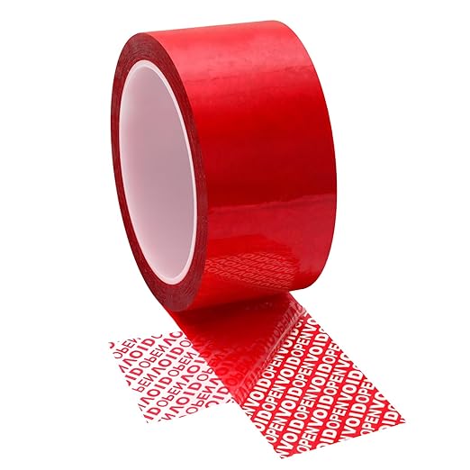 WELSTIK Tamper Tape Red Tamper Evident Security Seals Tape