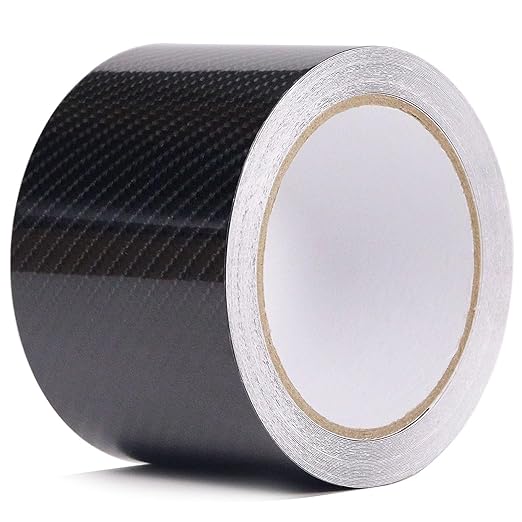 WELSTIK 6D Carbon Adhesive Film(10m*7cm, Black)