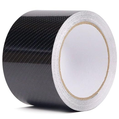 WELSTIK 6D Carbon Adhesive Film(10m*7cm, Black)