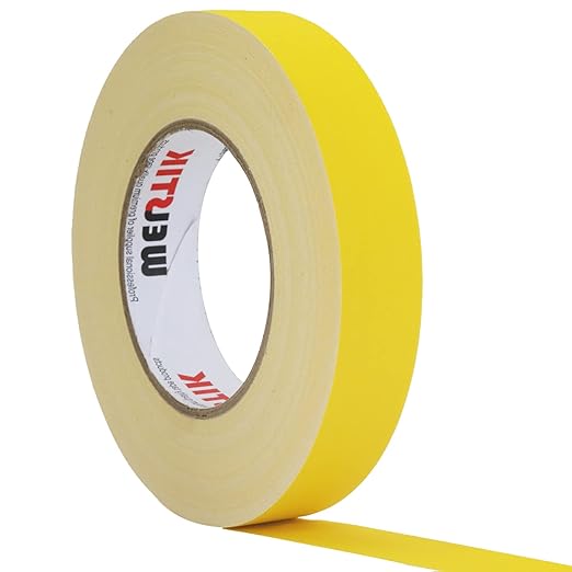 WELSTIK 1 Pack Yellow Gaffer Tape,1" X 60 Yards-10% Longer