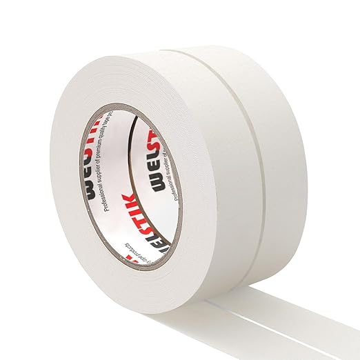 WELSTIK 2 Pack Gaffer Tape White,1" X 33 Yards-10% Longer-Heavy Duty Gaffer Floor Tape Matte Finish