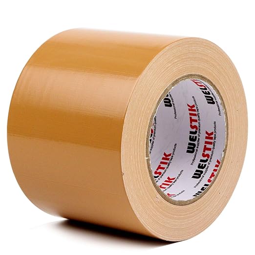 WELSTIK Duct Tape Heavy Duty Waterproof,3" x 30 yd, Brown