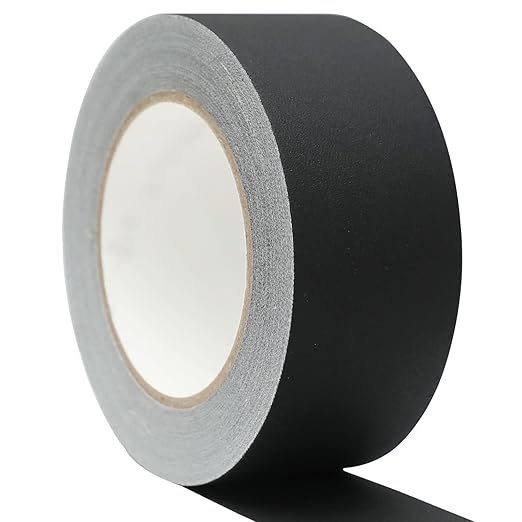 WELSTIK Premium Grade Black Gaffer Tape 2 Inch, Heavy Duty Gaffers Tape 2 Inches x 45 Yards