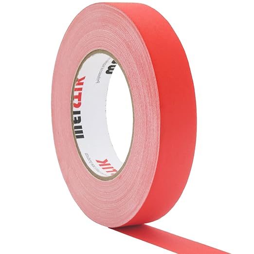 WELSTIK 1 Pack Red Gaffers Tape,1" X 60 Yards