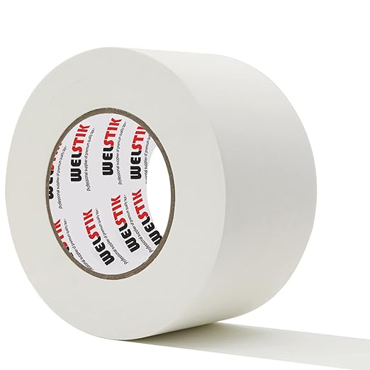 WELSTIK 1 Pack Gaffer Tape White,3" X 60 Yards-Suitable for DIY Projects