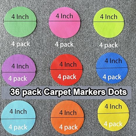 WELSTIK 5" Carpet Spots (40 Packs)