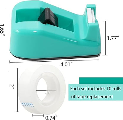 WELSTIK Cute Office Transparent Tape Dispenser