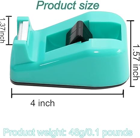 WELSTIK Green Cute Office Tape Dispenser Light Green