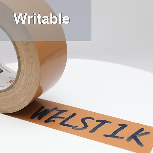 WELSTIK Duct Tape Heavy Duty Waterproof,3" x 30 yd, Brown