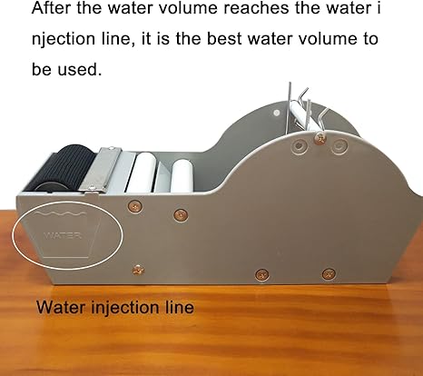 WELSTIK Water Activated Gummed Kraft Paper Tape Packaging Dispenser 3 Inch Gray