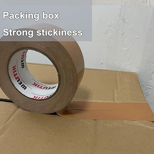WELSTIK Duct Tape Heavy Duty Waterproof,3" x 30 yd, Brown