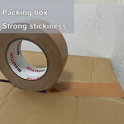 WELSTIK Duct Tape Heavy Duty Waterproof,3" x 30 yd, Brown