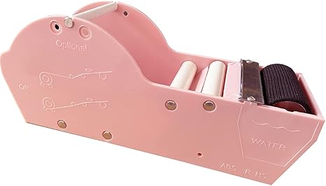 WELSTIK Water Activated Gummed Kraft Paper Tape Packaging Dispenser 3 Inch Pink