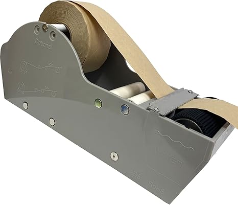 WELSTIK Water Activated Gummed Kraft Paper Tape Packaging Dispenser 3 Inch Gray