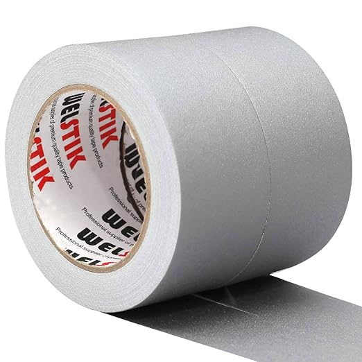 WELSTIK 2 Pack Gray Gaffer Tape,2" X 33 Yards-10% Longer