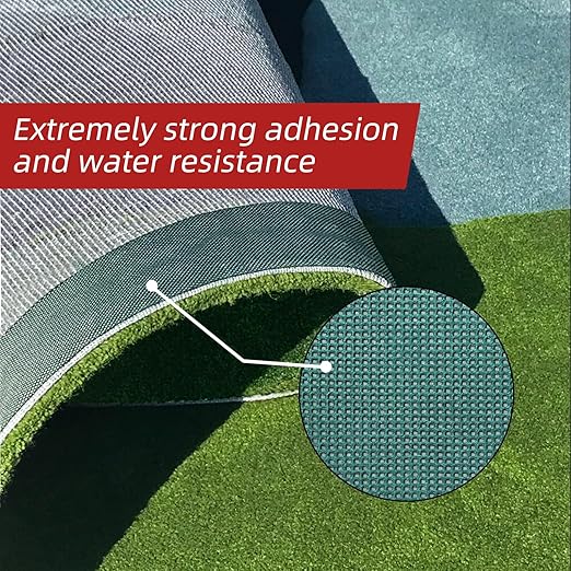 WELSTIK Turf Tape Green Artificial Grass Tape for Jointing Fixing Green Lawn Mat Rug, 6" x 33' (15cm x 10m)