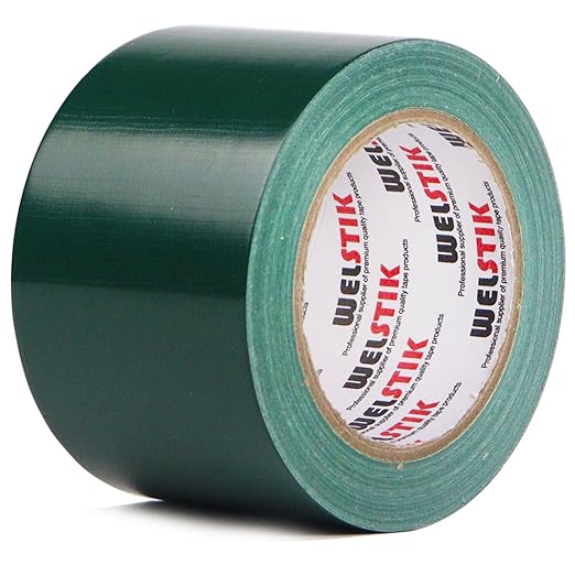 WELSTIK Duct Tape Heavy Duty Waterproof, 3" x 30 yd, Dark Green