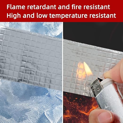 WELSTIK Butylband, wasserdicht, silberaluminium, für Dach- und Leckreparaturen,  50 mm x 10 m