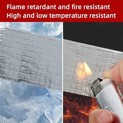 WELSTIK Butylband, wasserdicht, silberaluminium, für Dach- und Leckreparaturen,  50 mm x 10 m