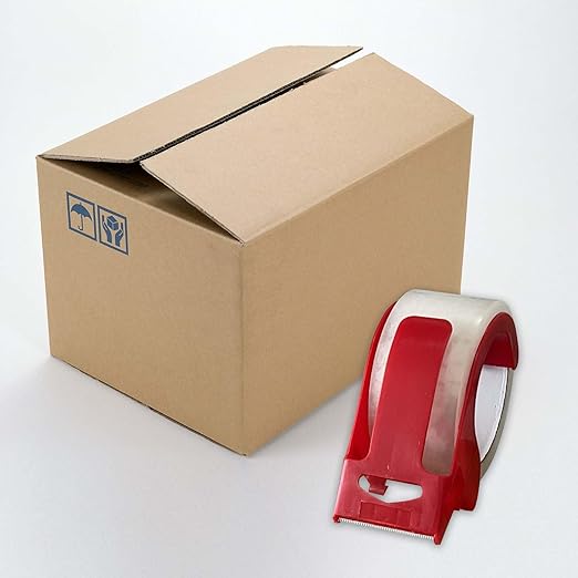 WELSTIK 3" Core, 6 Pack 2.4Mil 2 inch x 60 Yards Heavy Duty Clear Packing Tape