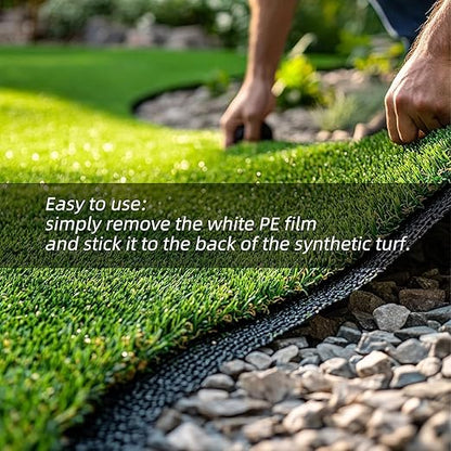 WELSTIK Turf Tape Green Artificial Grass Tape for Jointing Fixing Green Lawn Mat Rug, 6" x 33' (15cm x 10m)