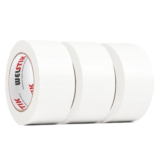 WELSTIK Professional Duct Tape 3 Pack White