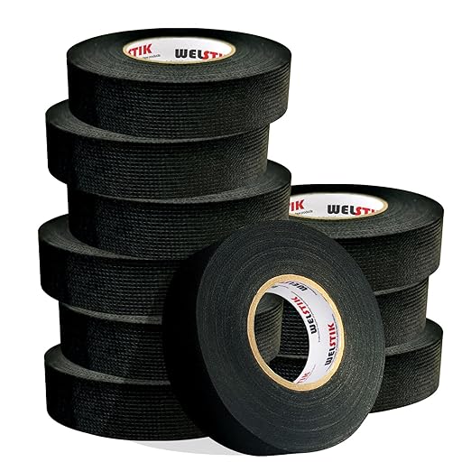 WELSTIK Wiring Harness Tape 3/4 Inch x 50-Feet 10 Pack