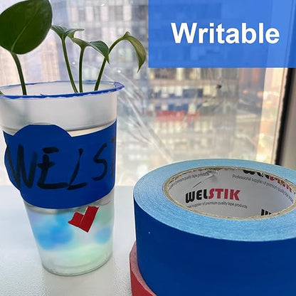 WELSTIK 1 Pack Gaffer Tape Blue 1" X 60 Yards-60 Yards Length .