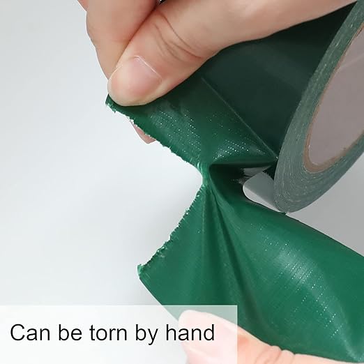 WELSTIK Duct Tape Heavy Duty Waterproof, 3" x 30 yd, Dark Green