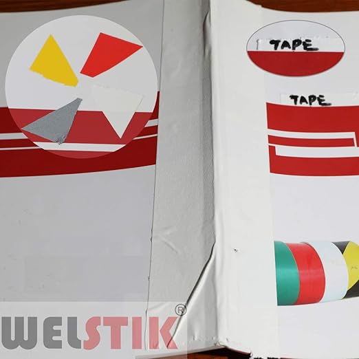 WELSTIK 2 Pack Gaffers Tape White,2" X 33 Yards-10% Longer-Heavy Duty Gaffer Floor Tape for Cables