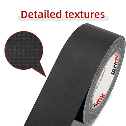 WELSTIK Black Gaffers Tape 2 Inch by 30 Yard