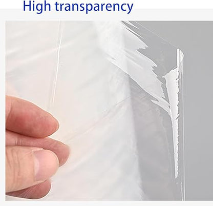 WELSTIK Stretch Film - 80 Gauge 5 Inch x 1000 Feet Shrink Wrap for Pallet Wrap,2 Pack, Clear