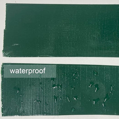 WELSTIK Duct Tape Heavy Duty Waterproof, 3" x 30 yd, Dark Green