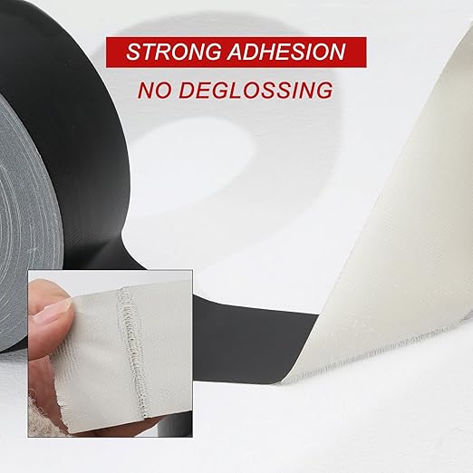 WELSTIK Non-Reflective Black Gaffers Tape 2 inch x 30 Yards, Black Duct Tape 2 Pack