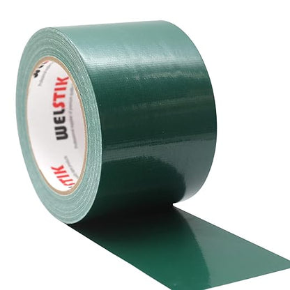 WELSTIK Duct Tape Heavy Duty Waterproof, 3" x 30 yd, Dark Green